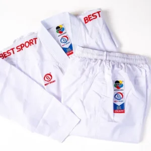 okami/ karategi liviano doble chaqueta aprobado por wkf